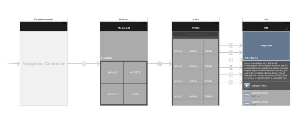 Mobile Prototyping with Xcode Storyboards for Designers