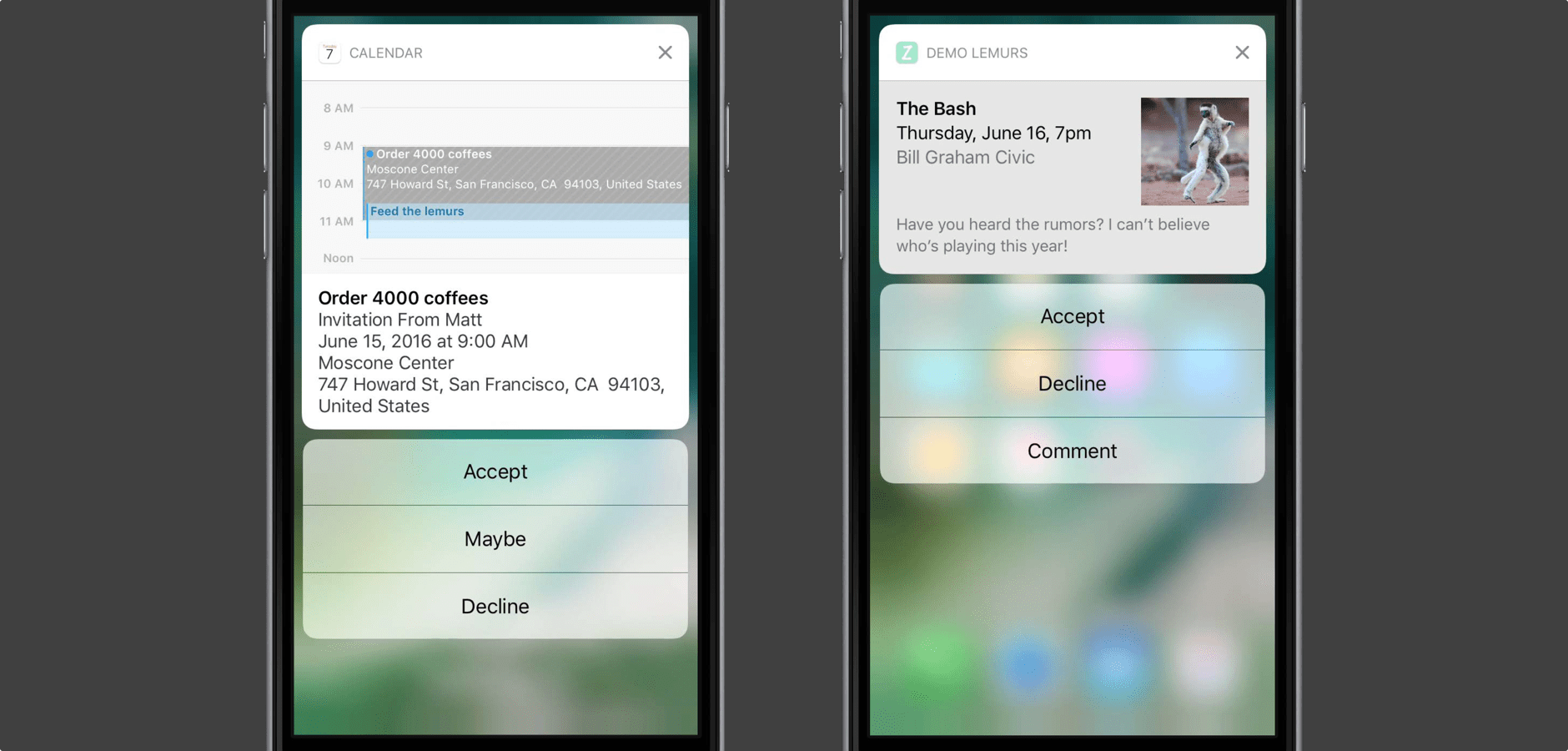 Engage users with custom notification interfaces.