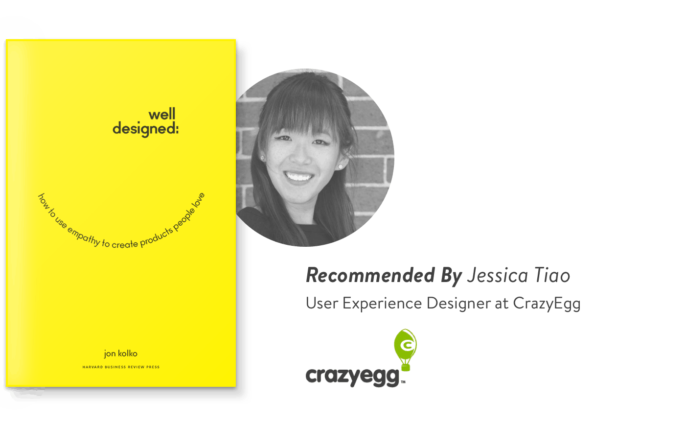 Jessica Tiao, Designer at CrazyEgg